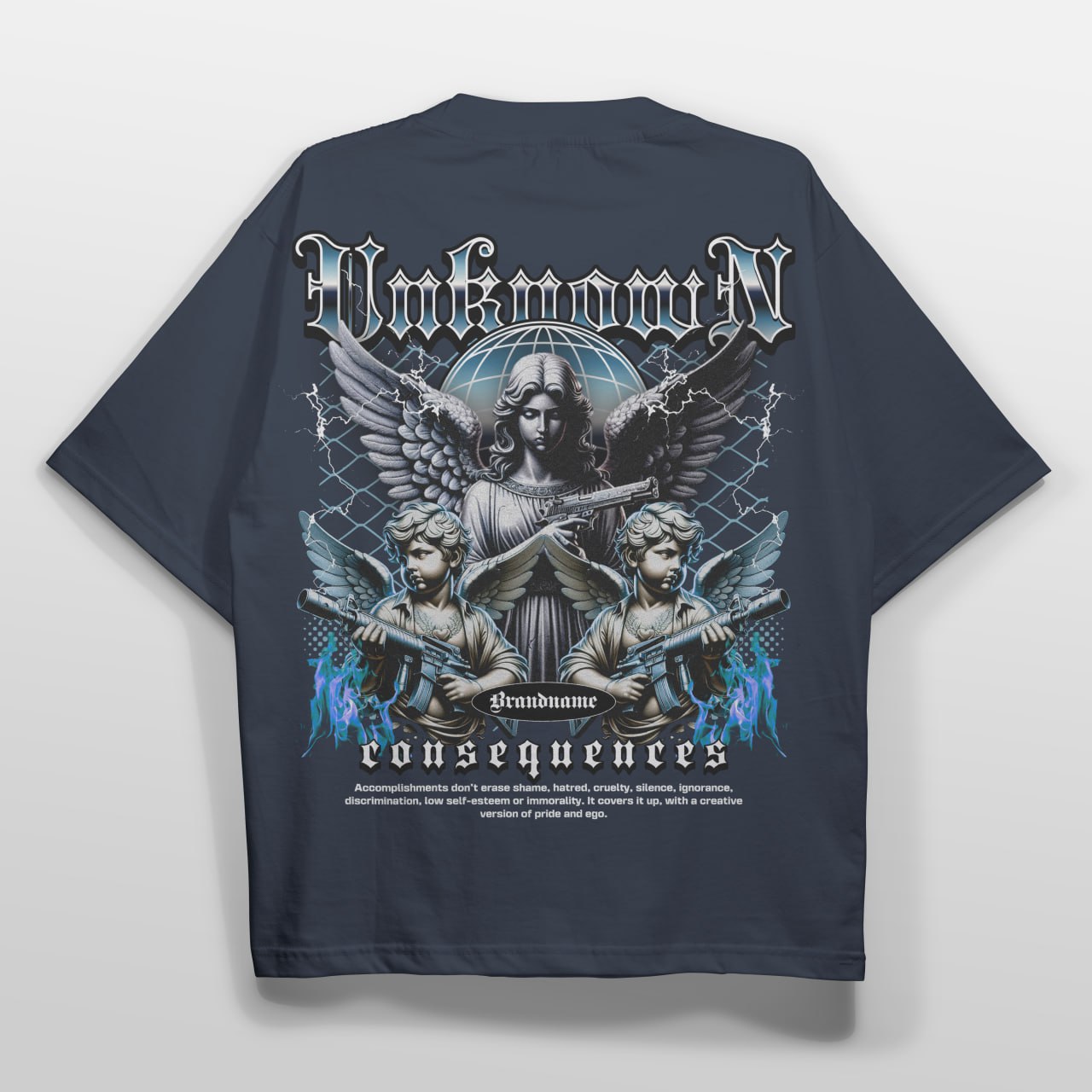 Camiseta Belico Estamapadas Angeles 1