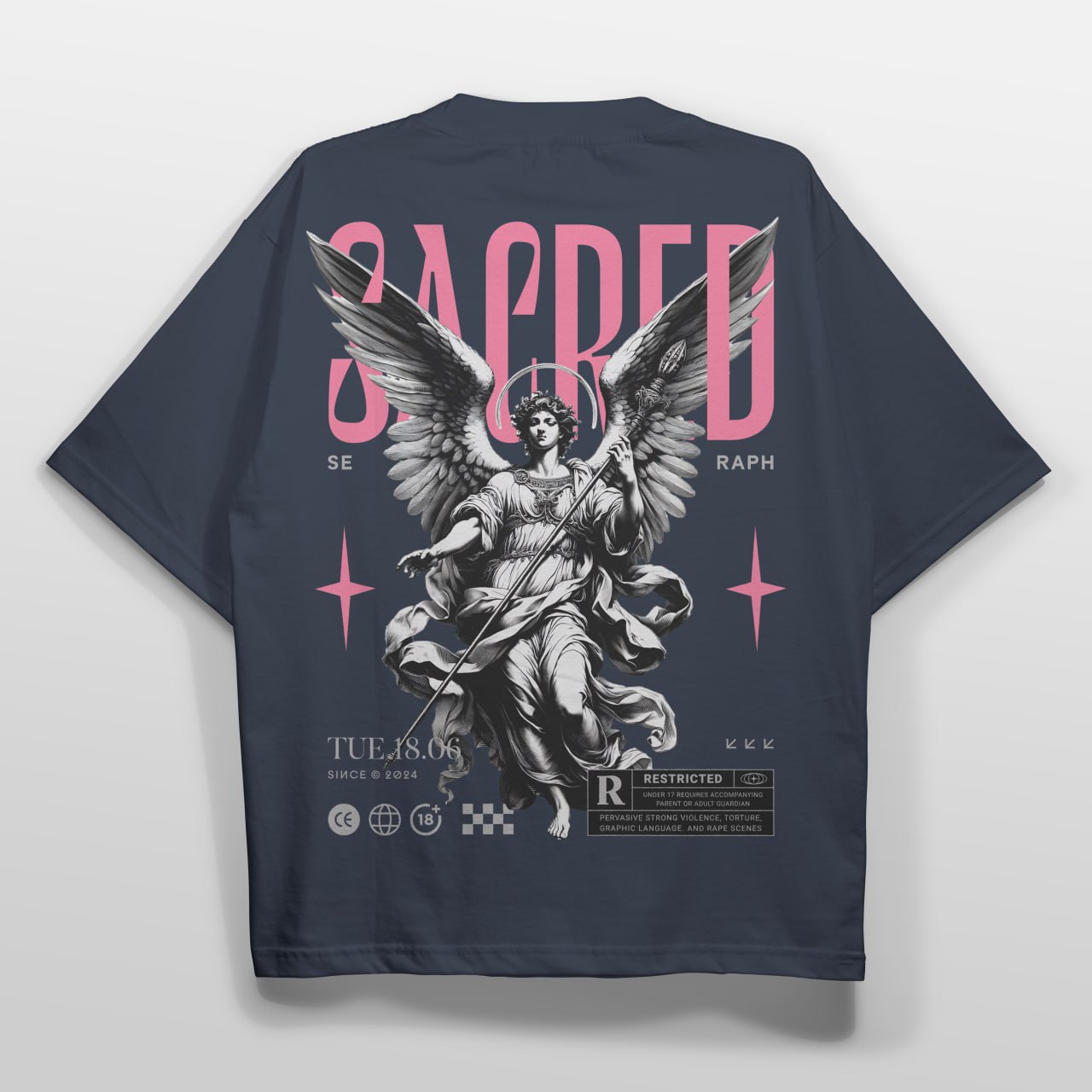 Camiseta Belico Estamapadas Angeles 1