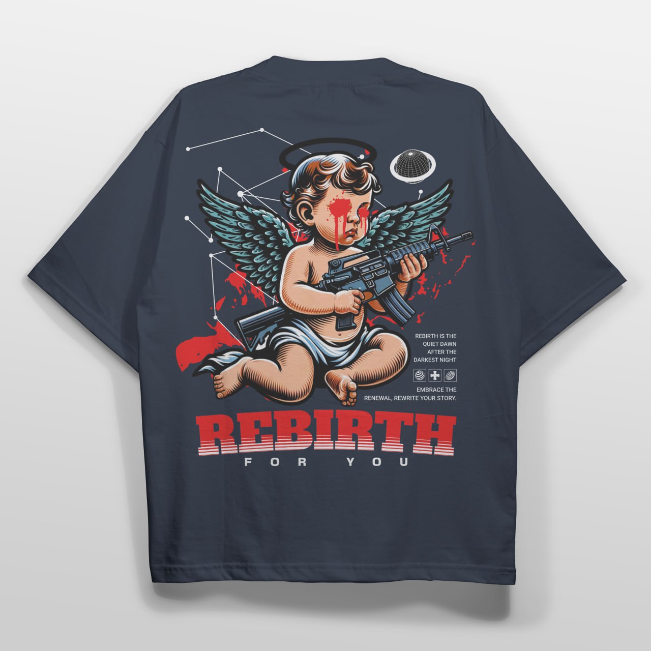 Camiseta Belico Estamapadas Angeles 1